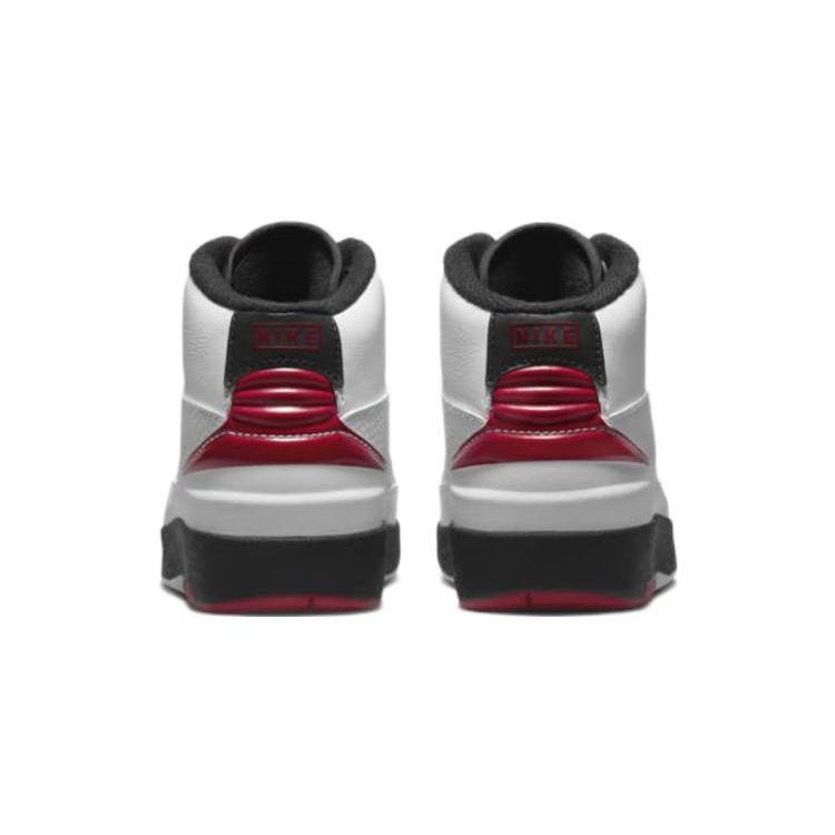 Air Jordan 2 Retro PS Chicago 2022 Dětské tenisky Bílá Varsity-Red Černá DQ8564-106