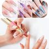 50/100Pcs Nail Sanding Cap Bands for Electric Manicure Drill Machine, 80/120/180 Grit Grinding File Pedicure Tool Accessories