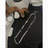 Collier à chaîne perles d'inspiration vintage style géométrique fait main pour homme et femme