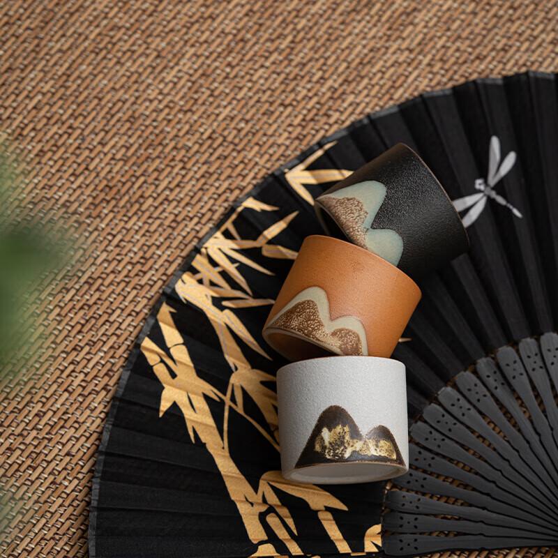 Chinese Style Hand-painted Landscape Ceramic Teacup