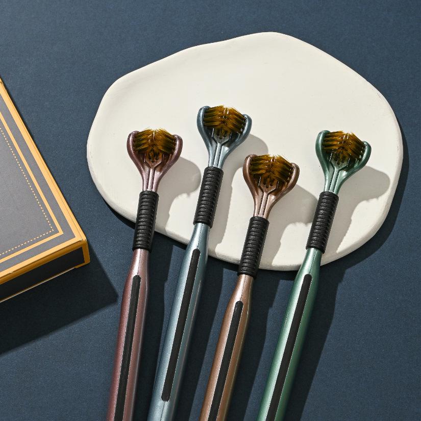 Yukajie Luxury Soft Bristle Toothbrush - Three-Sided Design for Gum Protection