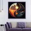 Diy Diamond Painting Tai Chi Landscape Full Square Round Embroidery Mosaic Sunset Sea Handmade Home Decor