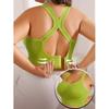 Sport-BHs für Damen Push-up Stoßdämpfend Lauf-BH Große Größen Tank-Stil Bügelfreie BHs Para Mujer Bralette