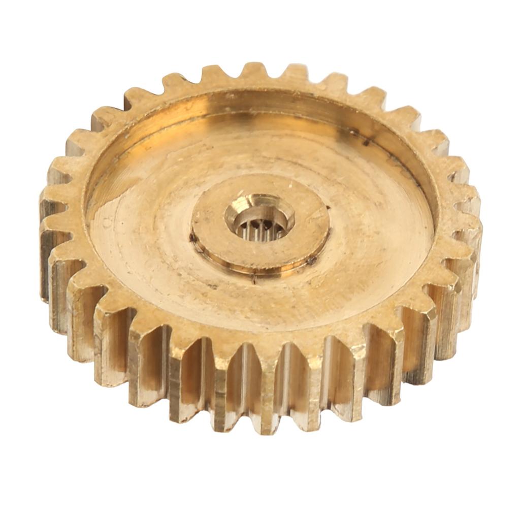 Spur Gear Brass 30 Tooth for Servo 25 Tooth Spline 0.8 Mod Industrial Robot Part 4305?0025?0030