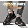 Men's Lightweight Outdoor Leather Hiking Shoes