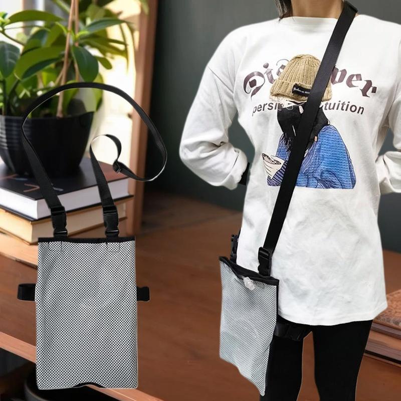 Halter für Urinbeutel mit großer Kapazität Patienten-Urinalbeutel Ältere Drainagebeutel Katheterhalter Atmungsaktives Netz Urinbeutel