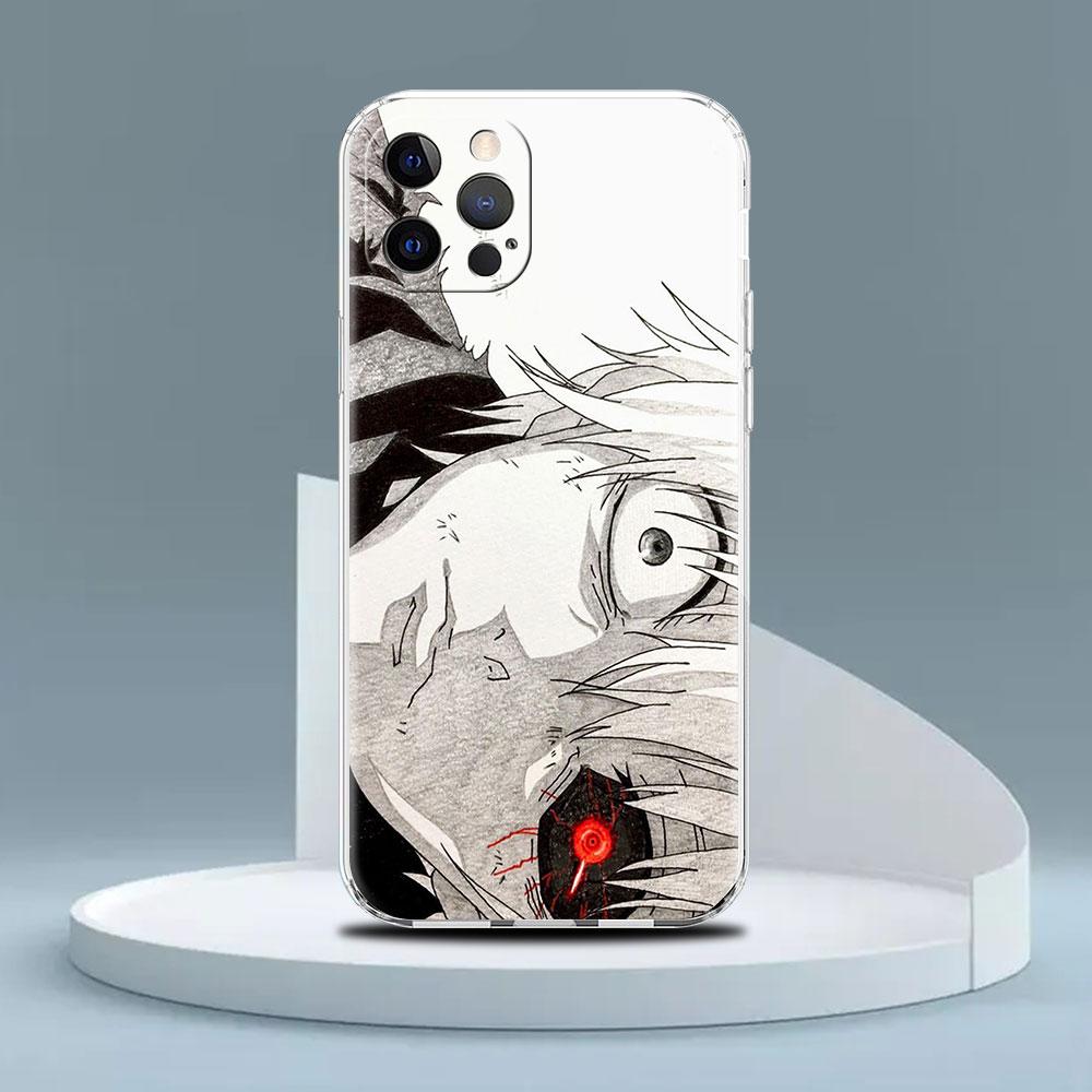 Klarer Fall für Apple iPhone 14 13 11 12 Pro 7 8 Plus XR X XS Max 6 6S 14Pro Silikon-Telefonabdeckung Japanese Tokyo Ghoul Suave