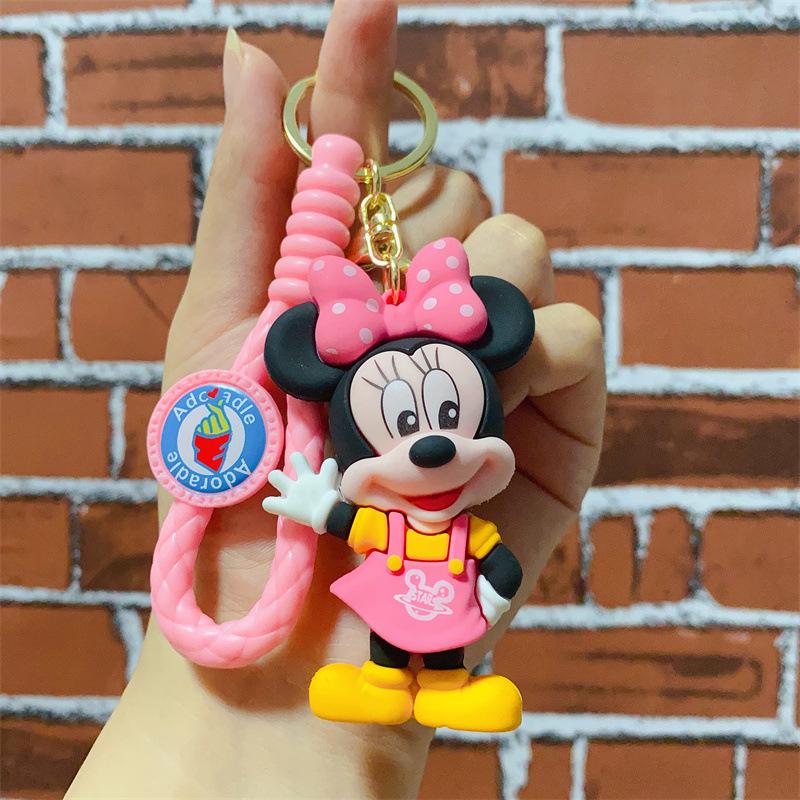 Cute Cartoon Animal Keychain Bag Charm & Car Pendant Toy for Kids