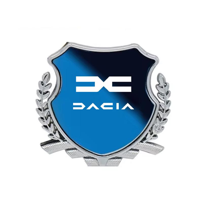 Car Side Modification Sign Triangular Metal Sticke For Dacia Duster Logan Sandero Jogger Spring Stepway Dokker Lodgy Accessories