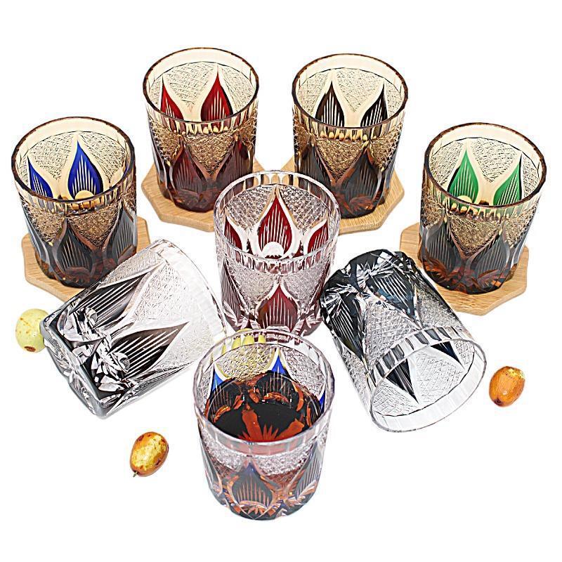 Japanese Edo Kiriko Crystal Whiskey Glass