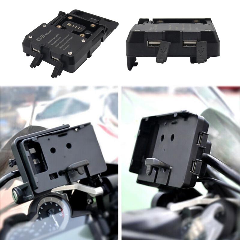 Motorcycles Phone Mount,USB Wireless Chargers Stand Cellphone Holder for R1200GS R1200ADV S1000XR F700GS/800GS