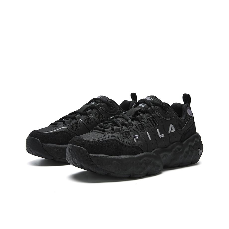 FILA Muffin Shoes Fashion Personality Trendy Retro Classic Versatile Sports Comfortable Wear-Resistant Lightweight Low-Top Casual Shoes F12W541106FBK