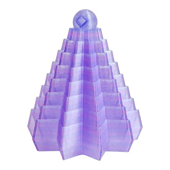 Expanded Sensory Fidget Star Whirling Spiral Star Fidget Toy Spinning Tower Flexible Star with Handle for Stress Anxiety Relief Home Office Desk Toy