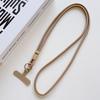 Personalize Trend Solid Color Mobile Phone Lanyard Diagonal Span Crossbody Long Rope Shoulder Strap Rope Necklace 