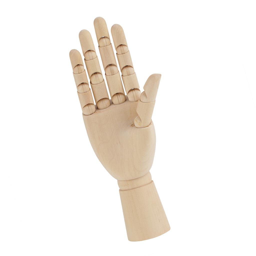 Women Hand Body Artist Model Jointed Articulated Wood Sculpture Mannequin Wooden