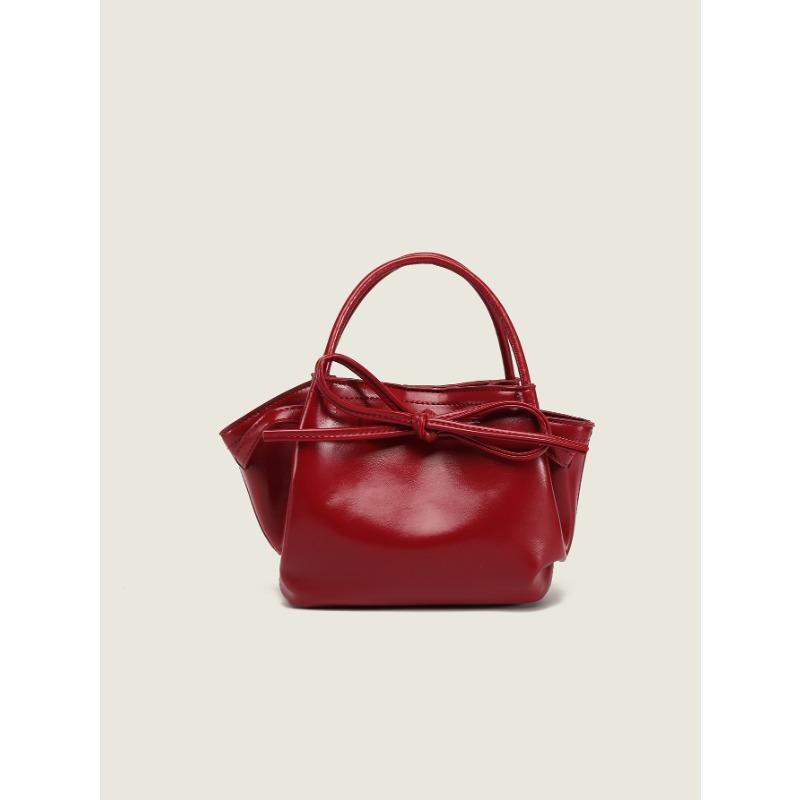 

Korean Niche Handmade Vegetable Basket Bag designed for Women In Spring and Summer Trendy Style Bucket Bag Bow Crossbody Bag