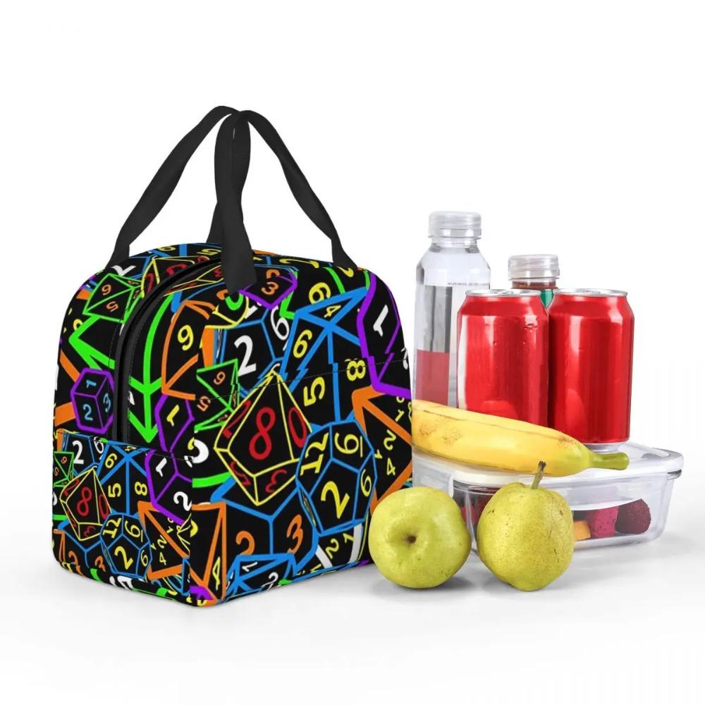D&D (Dungeons And Dragons) - This Is How I Roll Insulated Lunch Bag for Women Office Cooler Thermal Food Box Tote Portable