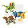 Non-Toxic Jurassic Dinosaurs World Velociraptor Triceratops Indominus T-Rex Model Building Blocks Assemble Educational Toys For Kids Gifts