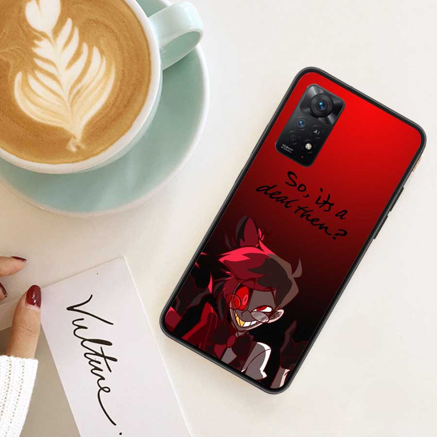 

Чехол для телефона Hazbin Hotels для Redmi 13 14C 12 12C Note 14S 14 Pro Plus 10 10A 10C 9 9A 9C 9T 8 8A 7 7A TPU Прозрачный чехол Redmi 8A