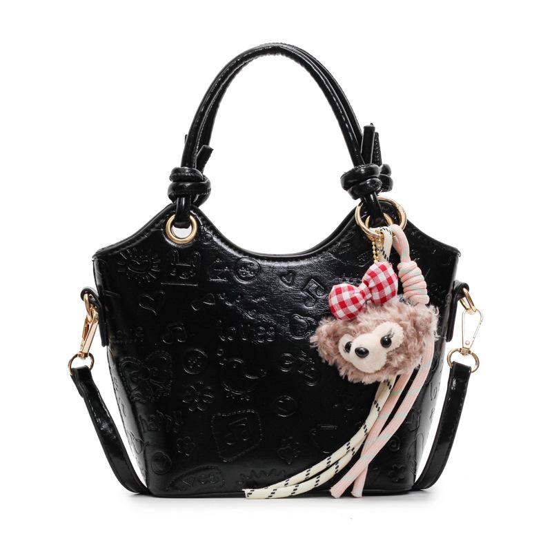 Korean Niche Fashion Cute Embossed Portable Vegetable Basket Bag Women's Spring Fashion Versatile Commuter Messenger Bag