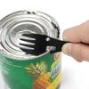 5 i 1 multiverktygsgaffel i rostfritt stål Spork Picnic Camp Multi Tool Bestick Bestick Burköppnare