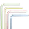 400pcs Plastic Disposable Straws For Parties/Bar/Beverage Shops/Home Straws