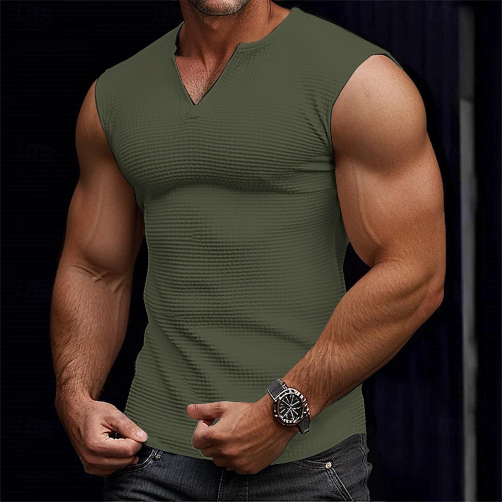 

Мужская майка-топ Heavy Vest Casual без рукавов футболка XXXXXL