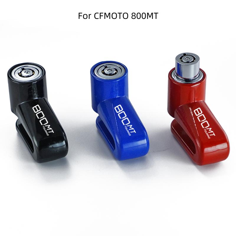 Für CFMOTO 800MT 800 MT 2025 2025 CF800 CF MT800 2025 Motorradzubehör Schloss Sicherheit Diebstahlschutz Scheibenbremsenschloss