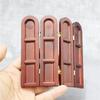 Mini Wooden Room Divider Panel For Dollhouses Bathroom Study Decoration 12.5cm Craftsmanship