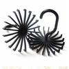 20 Claw 360 Degree Black Tie Rack Plastic Multi-functional Rotating Rack Scarf Belt Jewelry Collection Rack