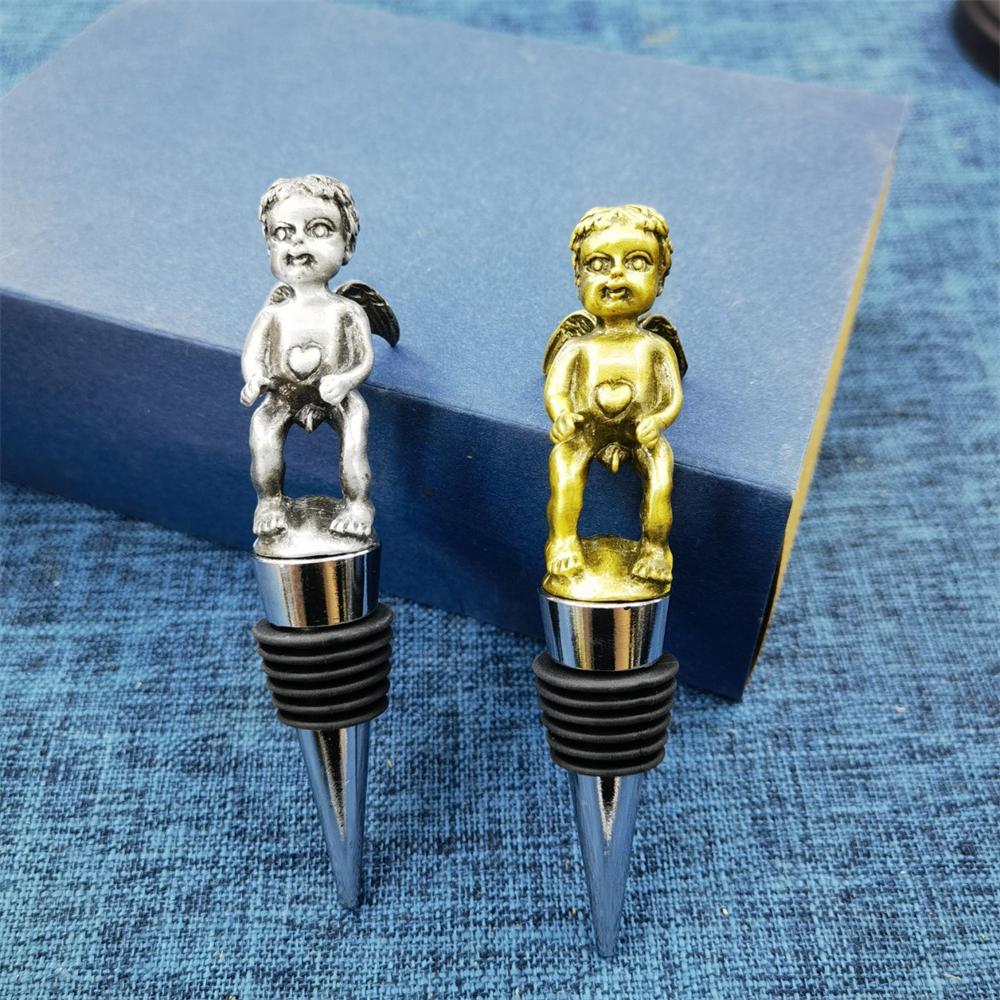 Weinausgießer Angel Little Boy Wein Pourer Zinklegierung 304 Edelstahl