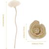Angoily 10PCS Rattan Diffuser Sticks for Oil Aroma Diffuser Replacement, Flower Reed Diffuser Sticks (White 2)