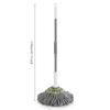 Easy Hands-Free Self-Wringing String Mop for Versatile Wet and Dry Rotary Cleaning - Living Room, Bedroom, Toilet, Kitchen, and Floor Surfaces