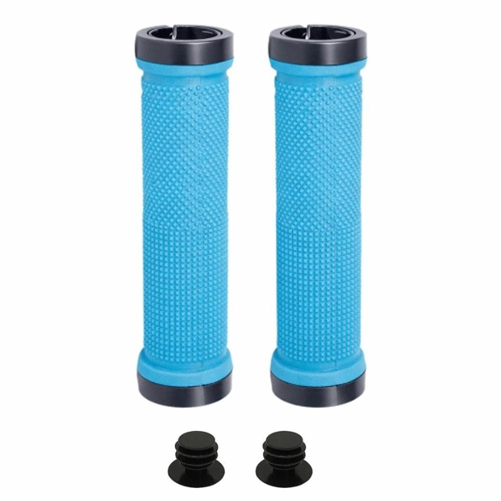 

1 Pair Anti-Slip Bike Handlebar Grips Shock-Proof Bicycle Handlebar Grip Foldable Urban Bicycles синій