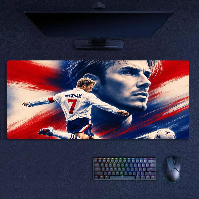 Becks Mouse Pad, Large Gaming Desk Mat, Non-slip XXL Mousepad for Laptop & Tablet, Mini PC Playmat with Stitched Edges