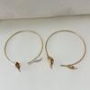Simple And Light Luxury Temperament Cold Style Metal Leaf Flower Necklace Fashionable Personality Clavicle Chain Open Collar