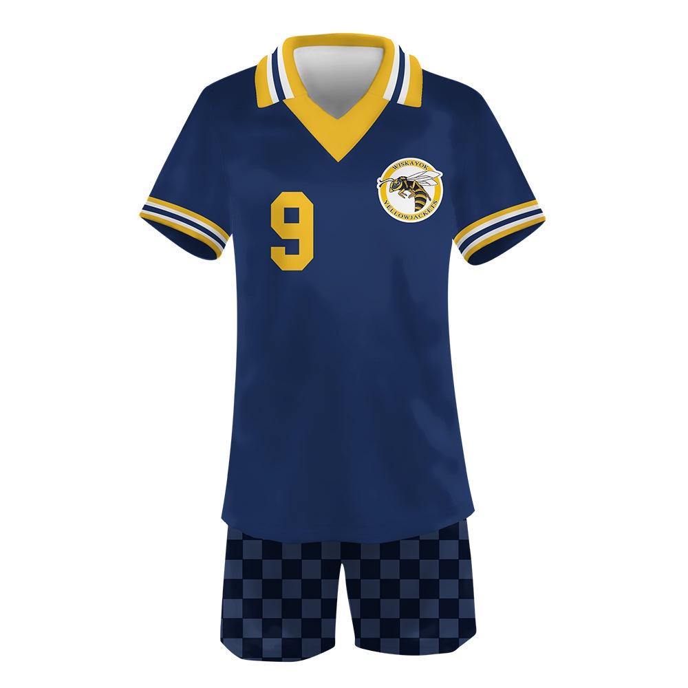2 Season Yellowjackets Sports Shortsleeved Shorts Suit Number One To Sixteen