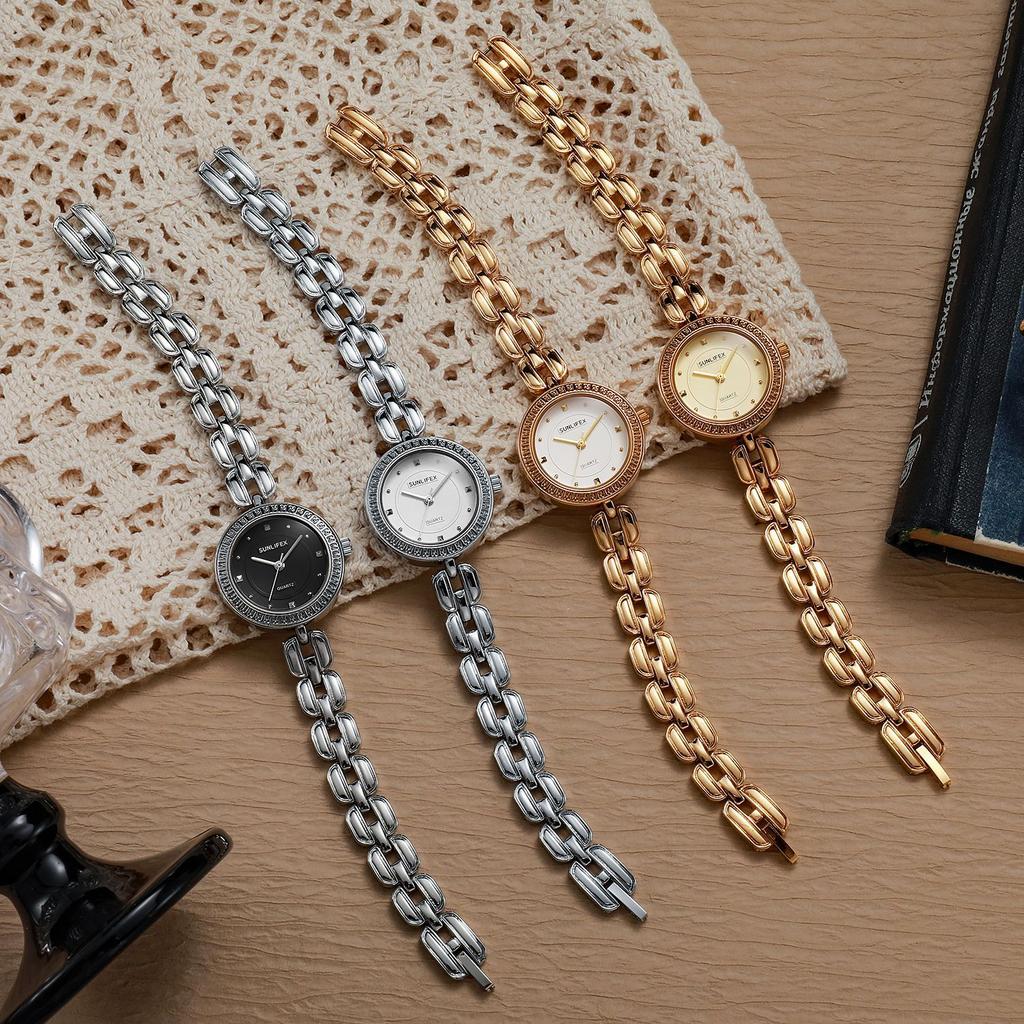 Sunlifex Bracelet Temperament Quartz Watch Commuter Versatile Women'S Watch