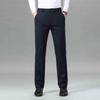 ROMON Men's Thickened Business Casual Straight Leg Pants