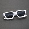 Unisex Plastic Fashion Square Frame Sunglasses For Street Pography And Beach Trips Driving Accessories