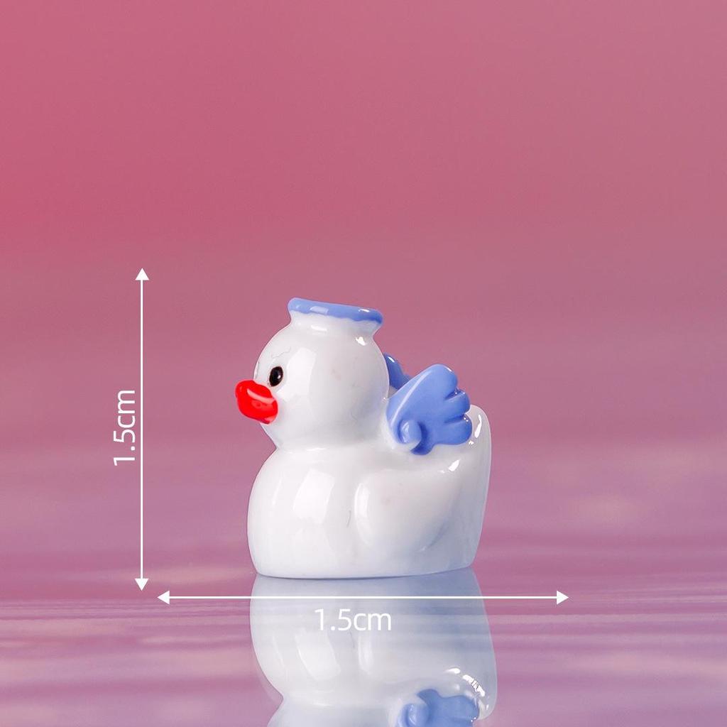 Pryskyřičná svítící kachna DIY komponenty pro šperky a vlasové doplňky