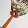 Chinese Vintage Goose Feather Hand Fan Zhuge Liang Style Kong Ming Fan Handmade Craft Fan Stage Performance Fan Baby Cool Fan