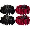 New Year Starry Velvet Cloud Bubble Hair Clip for Women Multi-Layer Bow Shark Clip Hair Accessory