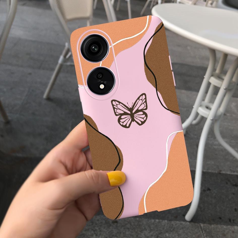 Für OPPO Reno8 T 5G Hülle Cover OPPO A78 Leopard Handyhülle Niedliche Kuh Weiche Rückseite Für OPPO Reno 8T 5G A 78 OPPOA78 A1 Pro Hülle