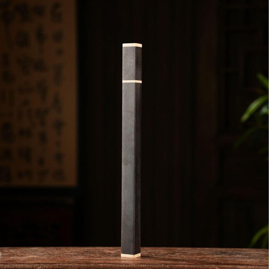 Black Ebony Wood Incense Holder - 10g Pack for Home Use Gift Giving, Elegant Agarwood & Sandalwood, Exquisite Incense Burner