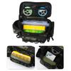 Waterproof Fishing Gear Bag Outdoor Shoulder Crossbody Bag Fishing Tackle Backpack Multipockets Lures Gear Shoulder Bag