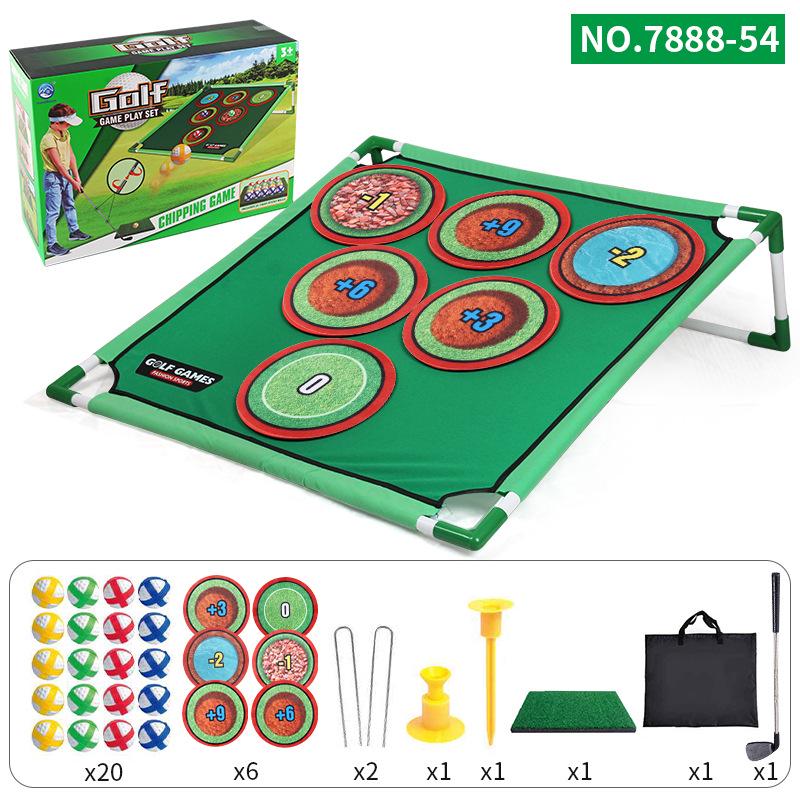 Children's Thickened Golf Mat Set: Indoor/Outdoor Play with Clubs