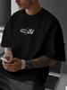 King of Glory Graphic Unisex T-Shirt - Breathable Summer Tee with Bold Lettering & KOG Print - Loose Fit Round Neck Casual Streetwear Shirt - Black Wi