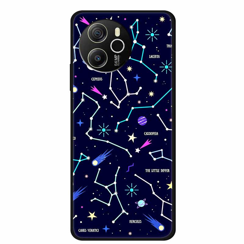 Coque For Blackview Shark 8 Case Cute Cartoon Black Silicone Soft Phone Cases For Blackview Shark 8 Back Cover Case Shark8 Funda