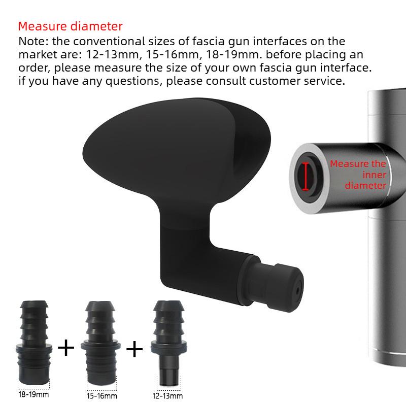 Male Masturbation massage Penis Vibration Exercise device Male Relaxation Silicone Massage Gun Head For Masturbation Tool
